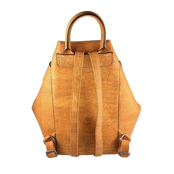 Ladies Vegan Cork Leather Backpack | Silves, 4 of 12