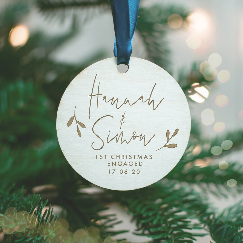 Personalised Bauble Gift For Engaged Couple By Coupole Carnaby ...
