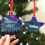Northern Lights Personalised Christmas Tree Decoration, thumbnail 1 of 4