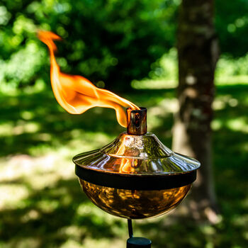 Capella Outdoor Garden Torch Copper, 4 of 6