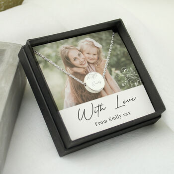 Personalised Mother's Day Necklace And Gift Box, 2 of 5