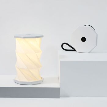 Mini Hexagon Twist Lamp, 5 of 10