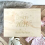 Personalised Born In 2026 Stars Engraved New Baby Keepsake Box Five Sizes 16cm | 20cm | 26cm | 30cm | 36cm, thumbnail 3 of 7