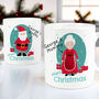 Personalised Mr And Mrs Claus Mug Set, thumbnail 5 of 6