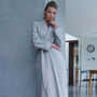 Women's 'Prince of Wales' Check Brushed Cotton Robe, thumbnail 1 of 4