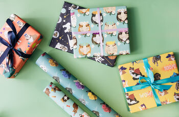 Party Cat Wrapping Paper, 2 of 8
