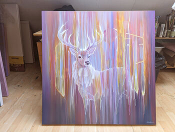 Stag Abstract Painting, 2 of 8