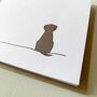 Sitting Dog Cards, Pack Of Four, thumbnail 3 of 5