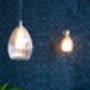 Clear Ribbed Glass Molly Pendant Light, thumbnail 5 of 9