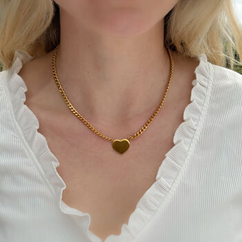 Personalised Handwriting Love Heart Necklace, 3 of 6
