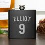 Personalised Football Shirt Hip Flask, thumbnail 4 of 9