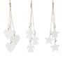 Angel Heart Star Hanger Christmas Decoration, thumbnail 2 of 2