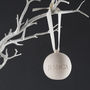 Personalised Engraved Ceramic Bauble, thumbnail 4 of 4