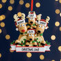 Personalised Christmas Reindeer Family Decoration, thumbnail 1 of 3