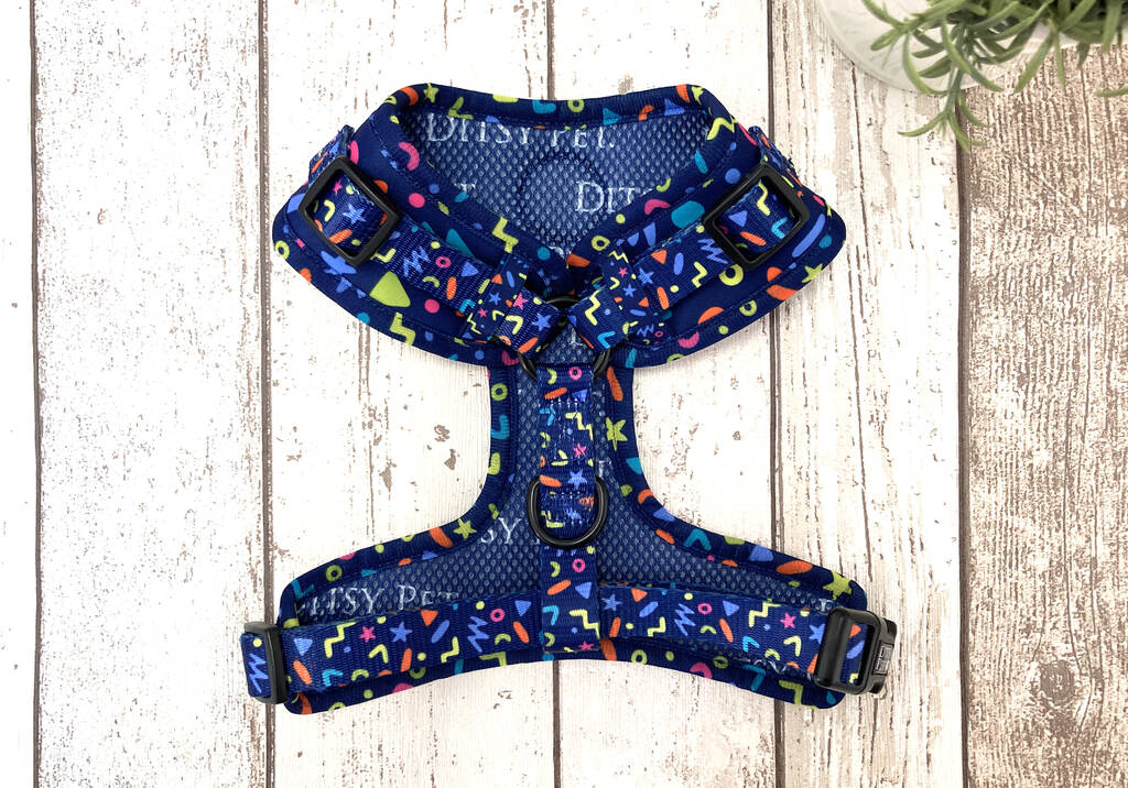 Doodle Pattened Dog Harness By Ditsy Pet
