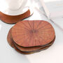 Lotus Leaf Coasters Set Of Six With Presentation Box, thumbnail 9 of 10