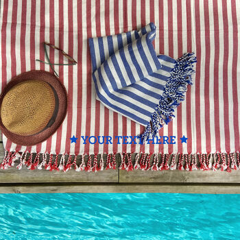 Personalised Soft Cotton Towel And Carrier Strap, Graduation Gift, 9 of 12