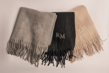 Personalised Embroidered Scarf, 4 of 8
