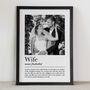 Personalised Wife Print, Gift For Wife, thumbnail 1 of 6