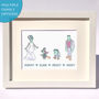 Personalised Monsters Family Print, thumbnail 1 of 10