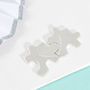 Personalised Silver Mother And Daughter Jigsaw Keepsake, thumbnail 1 of 7