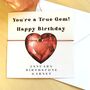 January Birthstone Bracelet Birthday Card, thumbnail 1 of 8