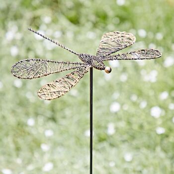 Tramea Metal Dragonfly Garden Stake Decoration, 2 of 7