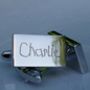 Personalised Named Cufflinks, thumbnail 1 of 10