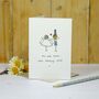 Personalised 'Button Wedding' Handmade Card, thumbnail 8 of 12