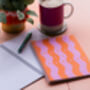 Make It Happen Bold Pattern Striped Notebook, thumbnail 2 of 3