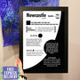 Personalised Print Gift For Newcastle United Fans, thumbnail 5 of 6