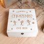 Personalised Penguins Engraved Christmas Eve Box, thumbnail 1 of 3