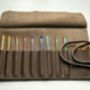 Pencil Case Roll On Leather, thumbnail 5 of 7