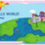 Personalised Children's Book, Hello World! Pink Cover, thumbnail 4 of 9
