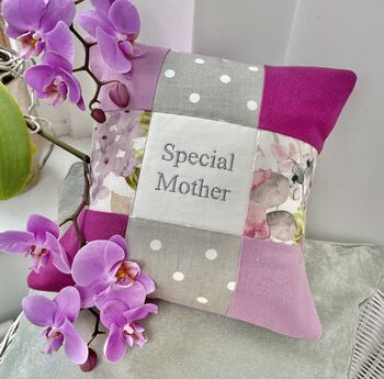 Special Mother Cushion Purple And Grey, 2 of 6