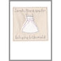 Personalised Bridesmaid Or Flower Girl Dress Card, thumbnail 8 of 11