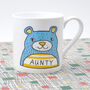 Aunty Or Auntie China Bear Mug, thumbnail 3 of 5