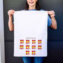 Personalised Spanish Teacher Tea Towel, thumbnail 1 of 2