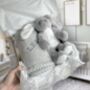 Personalised Bunny Soft Toy And Blanket, thumbnail 1 of 2
