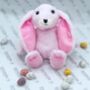Mini Baby Pink Bunny Soft Toy, From Birth, Gift Boxed, thumbnail 9 of 9