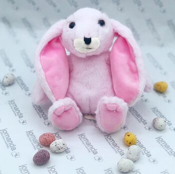 Mini Baby Pink Bunny Soft Toy, From Birth, Gift Boxed, 9 of 9