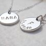 Personalised Hand Stamped Mama Necklace, thumbnail 9 of 12