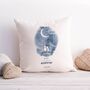 Personalised Couples Cushion With Your Message, thumbnail 3 of 3