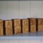 Personalised Wooden Baby Name Blocks, thumbnail 5 of 11