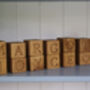 Personalised Wooden Baby Name Blocks| Six Blocks Minimum, thumbnail 6 of 12