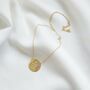 Chunky 18 K Gold Plated Silver Feminist Necklace, thumbnail 5 of 8