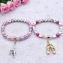 Personalised Ballerina Or Gymnast Charm Bracelet, thumbnail 1 of 12