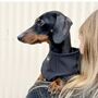 Dog Fleece Coat, Harness And Engraved ID Tag Set, thumbnail 4 of 7