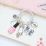 Nail Technician Personalised Keyring Nail Tech Thank You, thumbnail 2 of 11