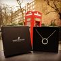 London Skyline Necklace Rose Or Gold Plated 925 Silver, thumbnail 9 of 9